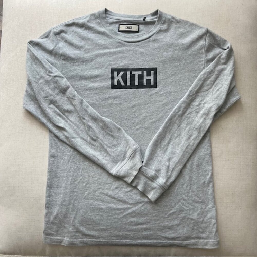 Kith Logo Long Sleeve Tee - Men's size M